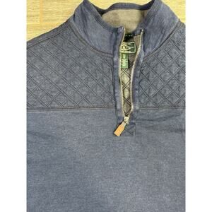 G.H. Bass & Co. Men's Mountain Wash quarter-zip pullover Size XL Navy old money